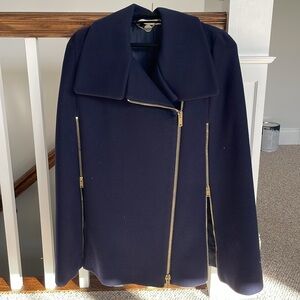 Stella McCartney Zip Front Cape Coat